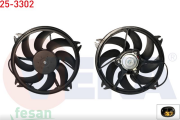 25-3302 12V FAN MOTORU BERLİNGO PARTNER 307 7 KANAT