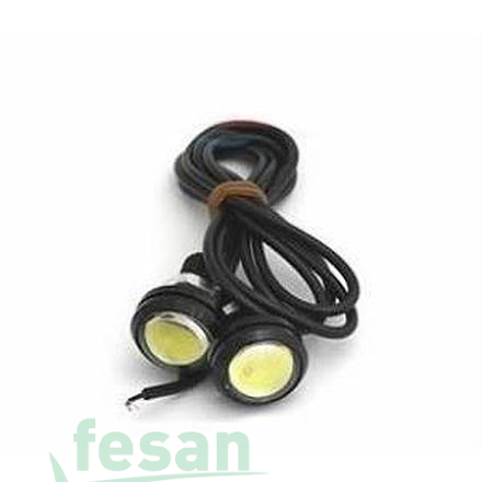 4621022 12V GÜNDÜZ FARI KARTAL GÖZÜ AYNA ALTI BEYAZ COB 2Lİ BLİSTER AMBALAJ KARTAL GÖZÜ