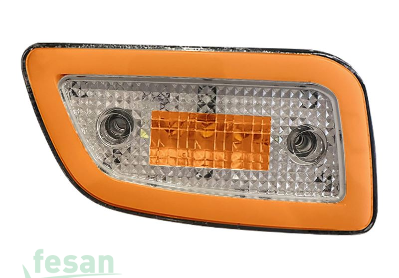NL.1334 TEPE KAŞ LAMBASI MERCEDES ACTROS MP4 R NEON LEDLİ AMBER SAĞ