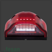 BAD 700 PLAKA LAMBASI ÜNİVERSAL LED KIRMIZI 6LED