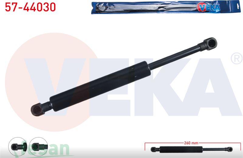 57-44030 AMORTİSÖR BAGAJ VW VENTO 1991-1998 260MM/690N