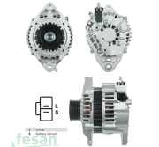 HITACHI DLA657 12V ALTERNATÖR NISSAN NAVARA 3.0 TD TERRANO II 3.0 DI NISSAN PATHFINDER L-S UÇLU 100AHM YM İÇTEN SOGUTMA