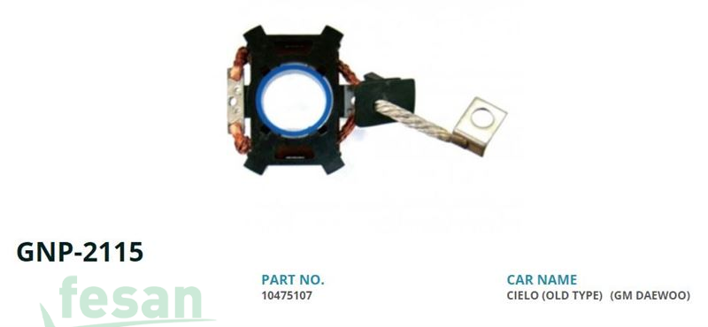 GENON GNP 2115 DELCO MARŞ KÖMÜR YUVASI DAEWOO NIBURA AVEO LANOS MATIS CHEVROLET GM EM