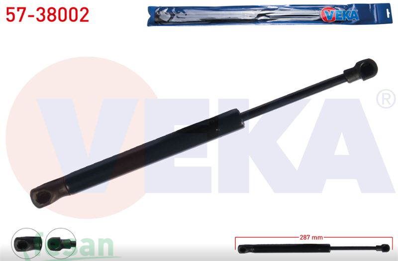 57-38002 AMORTİSÖR BAGAJ SEAT CORDOBA 2002-2009 287MM/600N