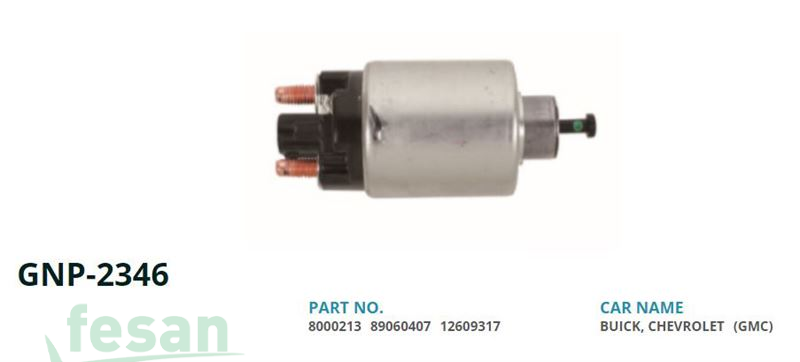 GENON GNP 2346 VALEO 12V MARŞ OTOMATİĞİ CHEVROLET CAPTİVA OPEL INSIGNIA 2.0 ANTARA