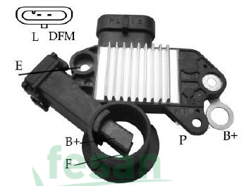 D2207 DELCO 12V KONJEKTÖR CHEVROLE ANTARA 70 80A 2.0 TDİ 2007>
