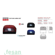 YP-36L LED PLAKA LAMBASI KIRMIZI FORD P100