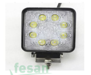 L1003 12-27W ÇALIŞMA LAMBASI 9LED KARE 124×27 0102 A KALİTE