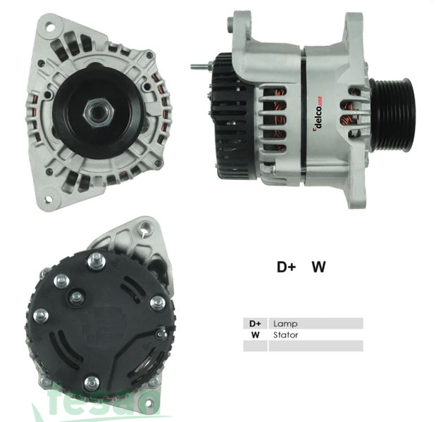 ISKRA DLA3200 12V ALTERNATÖR CASE-NEW HOLLAND JCB BACKHOEL LOADER 2003 TM120 TM130 2002 TV140 100AHM L UC