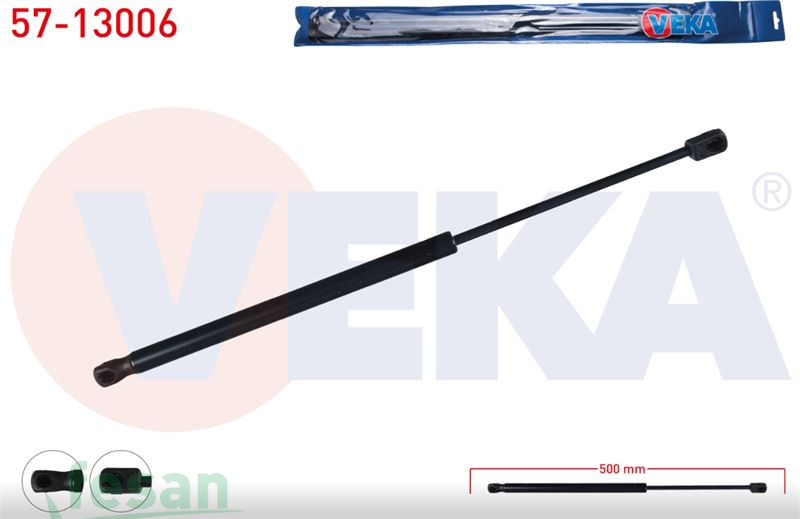 57-13006 AMORTİSÖR BAGAJ AUDİ Q5 2008> 500MM/500N