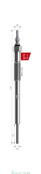 SVAC SV172  000  7V ISITMA BUJİSİ İSUZU DMAX EURO 5 2015> D-MAX