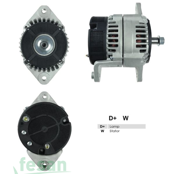 ISKRA DLA3260 12V ALTERNATÖR JCB STX 380 CASE STX NEW HOLLAND 200AHM