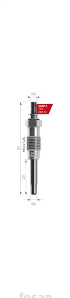SVAC SV016  141  11V ISITMA BUJİSİ BMC TM 30 EUROCELL 5403 SV016 BERU 141