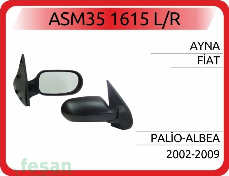 35 1615L DIŞ AYNA FİAT PALİO ALBEA 2002-2009 SOL MEKANİK