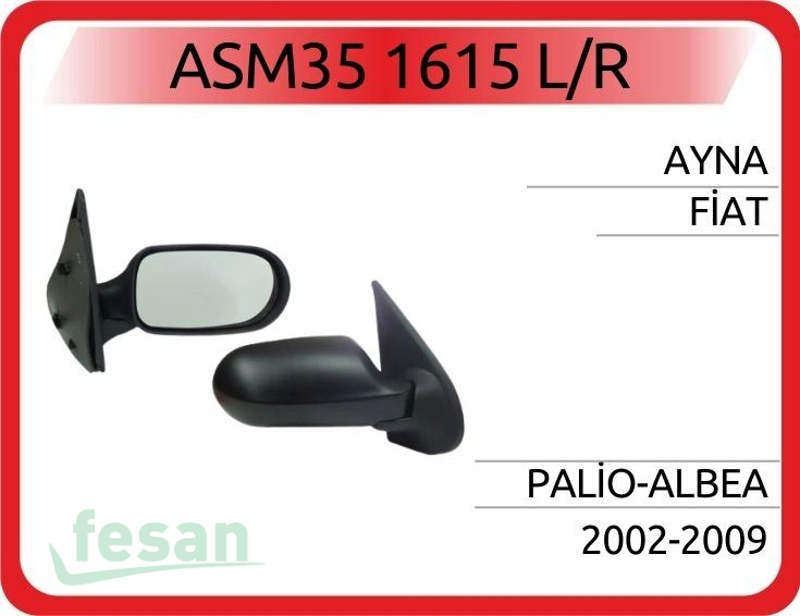 35 1615L DIŞ AYNA FİAT PALİO ALBEA 2002-2009 SOL MEKANİK