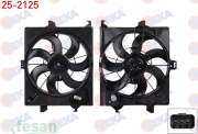 25-2125 FAN MOTORU HYUNDAI ACCENT BLUE 1.6CRDI 2012> SU RADYATÖRÜ DAVLUMBAZLI REZİSTANSLI
