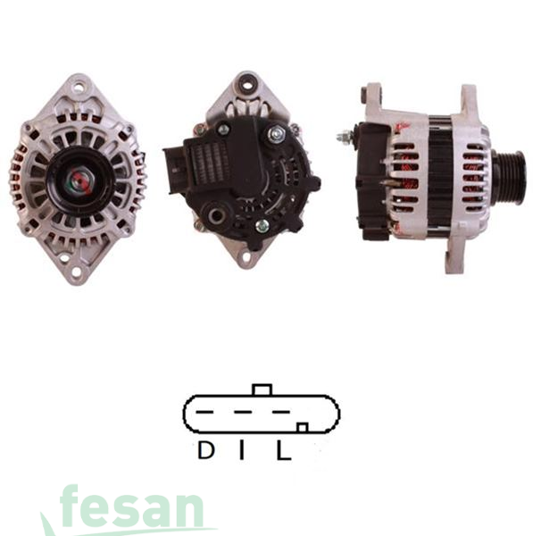 UWA 3674 DELCO 12V ŞARJ DİNAMOSU DAEWOO NUBİRA CHEVROLET AVEO KALOS LACETTİ 85AHM L-IG-R UÇ