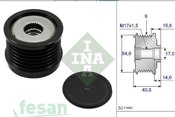 İNA 535023010 ŞARJ KASNAK RULMANLI ALFA ROMEO 1.6 JTDM JEEP RENEGADE 1.6CRD MULTİJET FİAT EGEA BRAVO II 1.6 MULTİJET