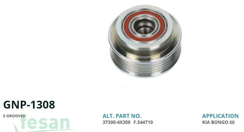 GENON GNP 1308 ŞARJ KASNAK RULMANLI KİA BONGO III 5KANAL