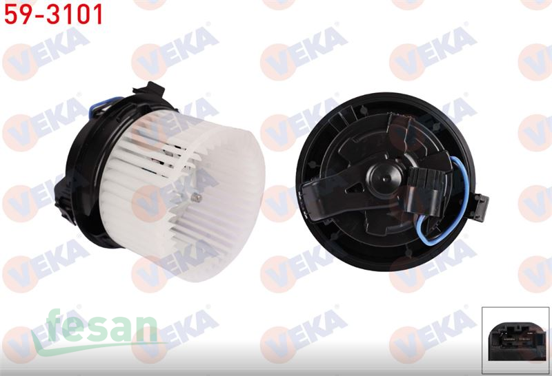 59-3101 12V KALORİFER MOTORU NİSSAN QASHQAI 2013> X-TRAİL 2015>