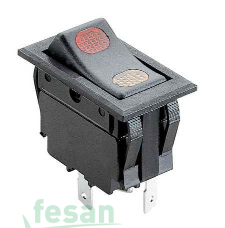 122028 24V ANAHTAR TUŞLU ON OF IŞIKLI ÇİFT D CS 122028