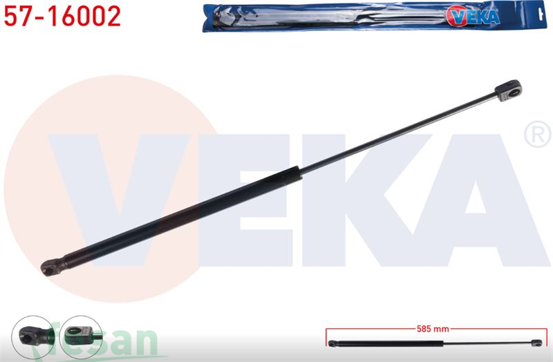 57-16002 AMORTİSÖR BAGAJ OPEL ANTARA 2007> CHEVROLET CAPTİVA 2006-2012 585MM/500N