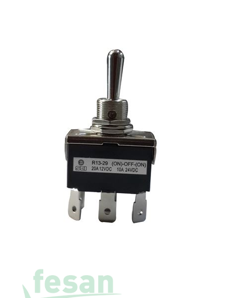 122137 ANAHTAR ON OF ON SAĞ SOL METAL 6F ÇİFT TARAFA YAYLI BÜYÜK CS 122137