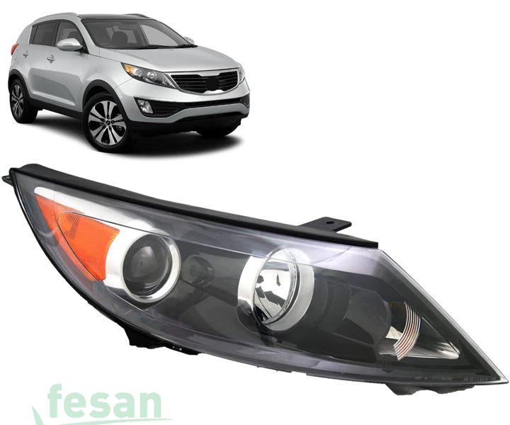 HD03-40001-R FAR KİA SPORTAGE 2011> SAĞ MOTORLU LEDSİZ
