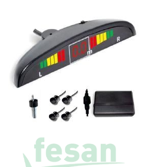 PARK SENSÖRÜ EKRANLI SİYAH 18MM