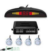 PARK SENSÖRÜ EKRANLI BEYAZ 18MM