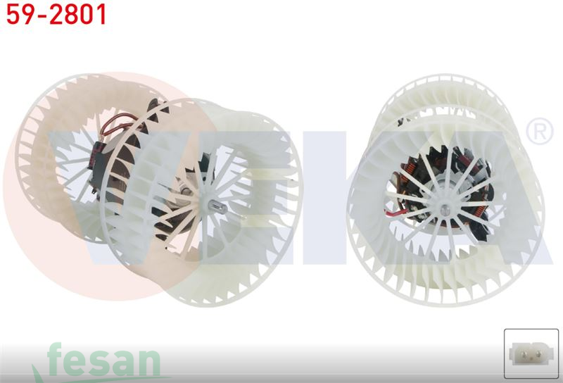 59-2801 12V KALORİFER MOTORU MERCEDES 111 CDİ VİTO W639 2003-2014 BLOWER ÇİFT PERVANE