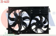 25-4433 12V FAN MOTORU VW GOLF V ÇİFTLİ SU KLİMA 460MM PENCERELİ 1.4İ 1K1 2003-2009