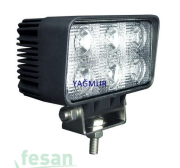 L1009 12-36V ÇALIŞMA LAMBASI 6LED DİKDÖRTGEN