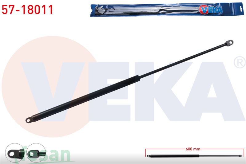 57-18011 AMORTİSÖR BAGAJ FİAT KARTAL 1985-1988 ÇİFT DELİK 600MM/300N