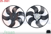 25-3501 12V FAN MOTOR RENAULT CLİO II MEGANE I SYMBOL II TRAFICC II DAVLUMBAZSIZ