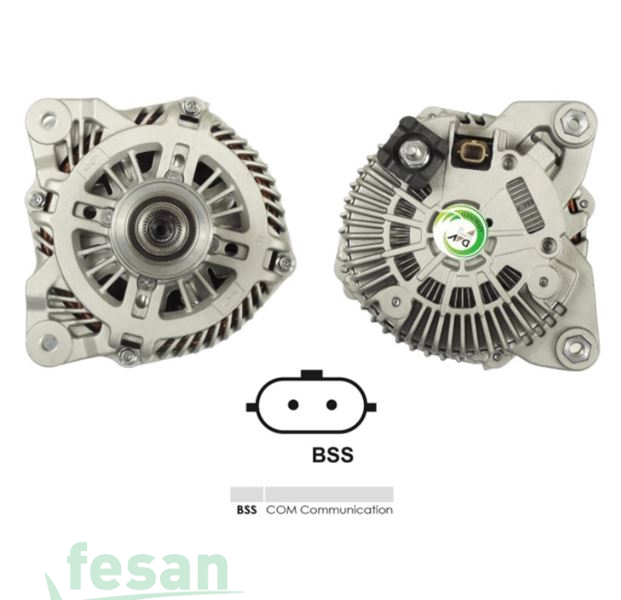 MITSUBISHI DLA539 12V ALTERNATÖR NISSAN NAVARA PATFINDER 2.5DCI 2005-> NISSAN CABSTAR 2.5TD 2006 -> 130AHM