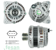 MITSUBISHI DLA5384 12V ALTERNATÖR NISSAN QASHQAİ 1.5DCİ 2013> JUKE NOTE C-S-L UC 150AHM