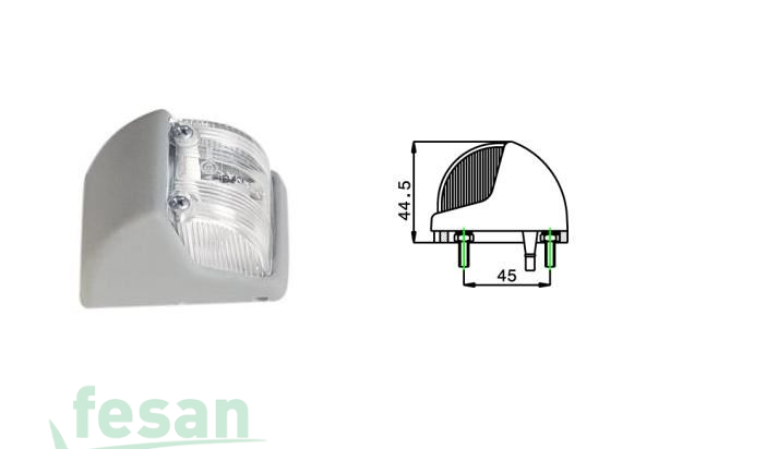 SABA 3018-M002Y00A GABARİ LAMBA İSUZU BEYAZ