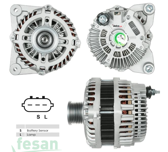 MITSUBISHI DLA5386 12V ALTERNATÖR NISSAN QASHQAİ 1.6 2008> JUKE RENAULT KOLEOS BENZİNLİ MOTOR D-S-L UC 150AHM