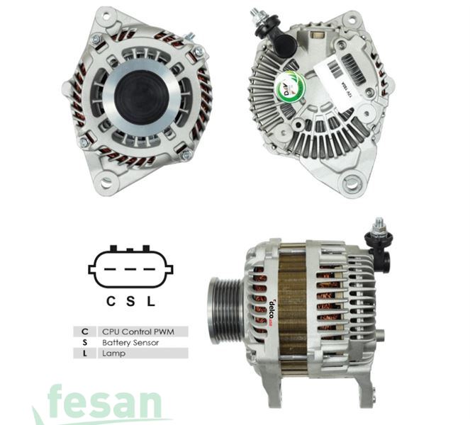 MITSUBISHI DLA5394 12V ALTERNATÖR NISSAN NAVARA PATHFINDER 2.5DCİ QASHQAİ 2.5 DCİ 2010> BENZİNLİ MOTOR C-S-L 150AHM