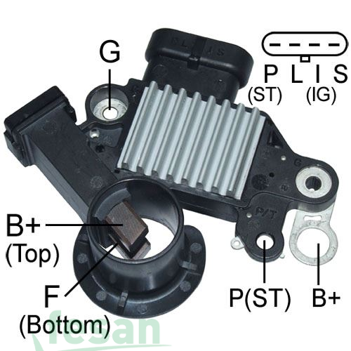 MOBİLETRON VR D715 DELCO 12V KONJEKTÖR DAEWOO 4F P-I-L-S ST IG ÇIKIŞ