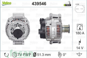 VALEO 439546 12V ŞARJ DİNAMOSU MERCEDES W169 180AHM 2AYAK 4DELİK W204 W212 W164 VİTO SPRINTER 906 32083220