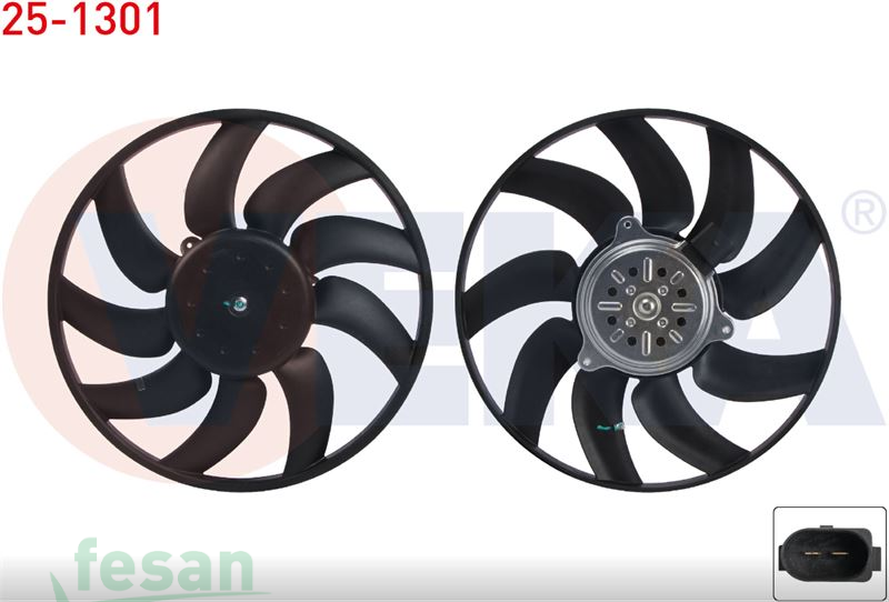 25-1301 12V FAN MOTORU AUDİ A4 1.8TFSİ-2.TDİ-2.0 TFSİ 2007-2012 A5 1.8TFSİ 2007-2017 A6 2.0TDİ 2011-2018 Q5 2.0TDİ 2010-2017 KÜÇÜK