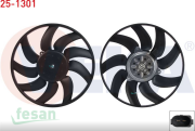 25-1301 12V FAN MOTORU AUDİ A4 1.8TFSİ-2.TDİ-2.0 TFSİ 2007-2012 A5 1.8TFSİ 2007-2017 A6 2.0TDİ 2011-2018 Q5 2.0TDİ 2010-2017 KÜÇÜK