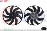 25-1301 12V FAN MOTORU AUDİ A4 1.8TFSİ-2.TDİ-2.0 TFSİ 2007-2012 A5 1.8TFSİ 2007-2017 A6 2.0TDİ 2011-2018 Q5 2.0TDİ 2010-2017 KÜÇÜK