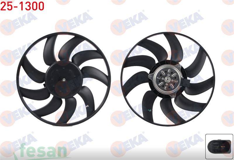 25-1300 12V FAN MOTORU AUDİ A4 1.8TFSİ-2.TDİ-2.0 TFSİ 2007-2012 A5 1.8TFSİ 2007-2017 A6 2.0TDİ 2011-2018 Q5 2.0TDİ 2010-2017 PORSCHE MACAN 2014> BÜYÜK