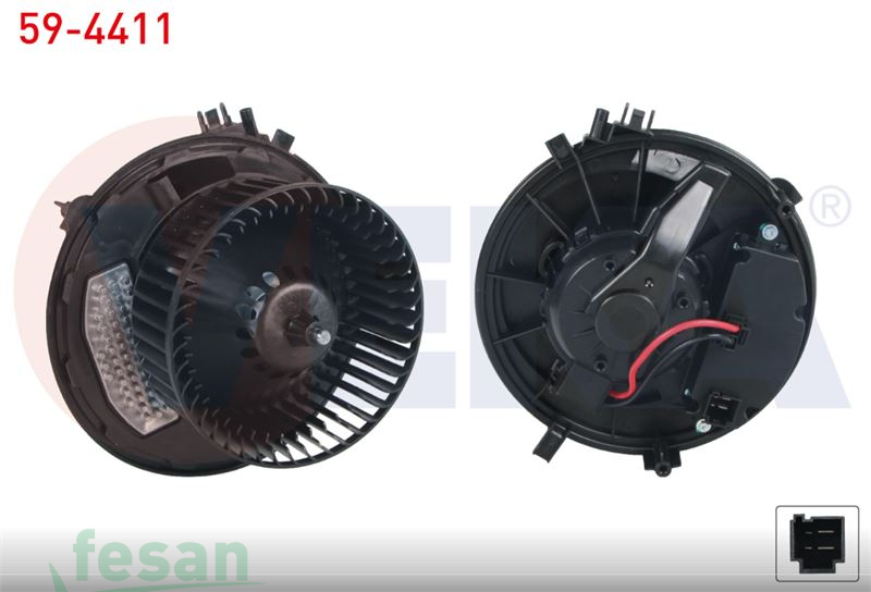 59-4411 12V KALORİFER MOTORU SEAT LEON AUDI A3 KONTROL BEYİN ÜNİTELİ