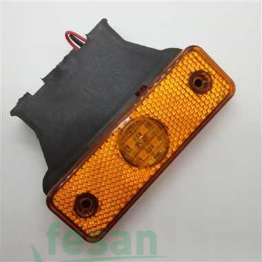 TAS 023S 24V MARKER LAMBA 4 LED SARI BRAKETL