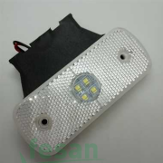 TAS 026B 24V MARKER LAMBA 4 LED BEYAZ BRKTLİ