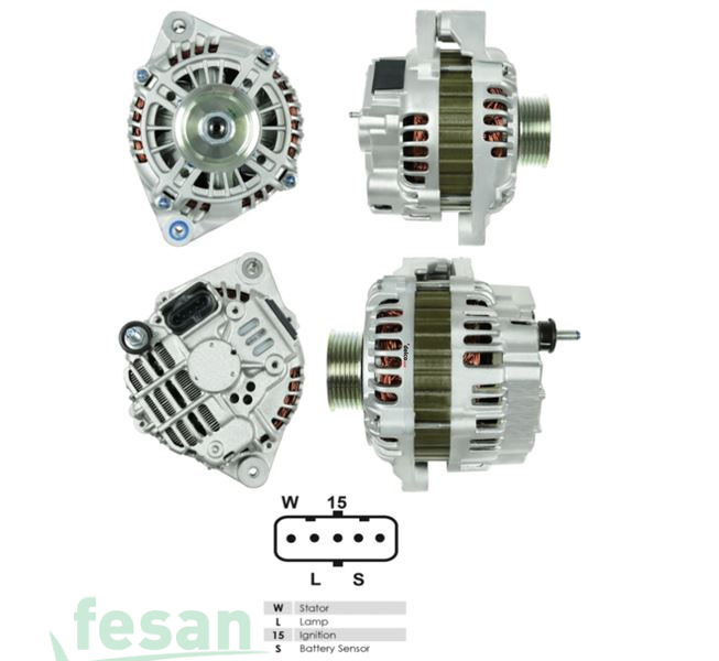MITSUBISHI DLA1862 24V ALTERNATÖR IVECO STRALIS EUROTRAKKER EUROSTAR STRALIS 190260 340 440 SERİ 1999-2011 120AHM